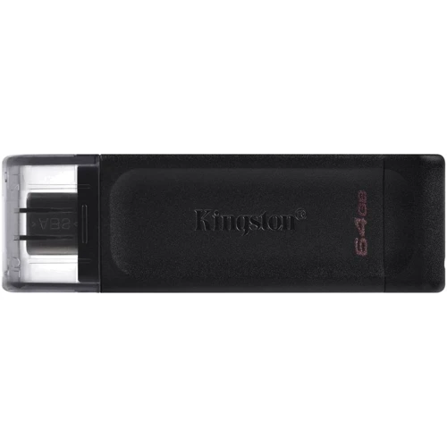 USB-флешка Kingston 64GB DataTraveler 70 Type-C Black (DT70/64GB): Стандарт USB USB Type-C