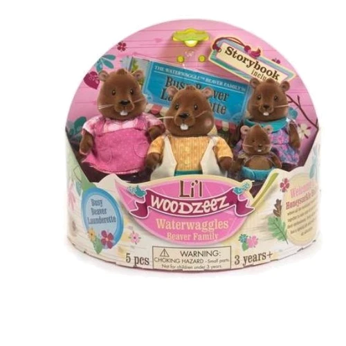 Набор фигурок Li`l Woodzeez Семья Бобров (6000M)