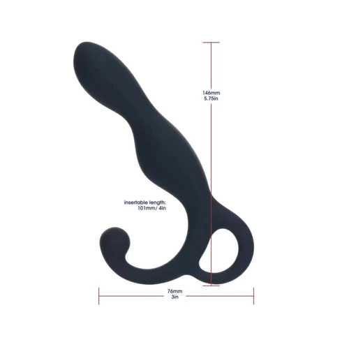 Массажер простаты Lux Active – LX1 – Anal Trainer 5.75" – Dark Blue