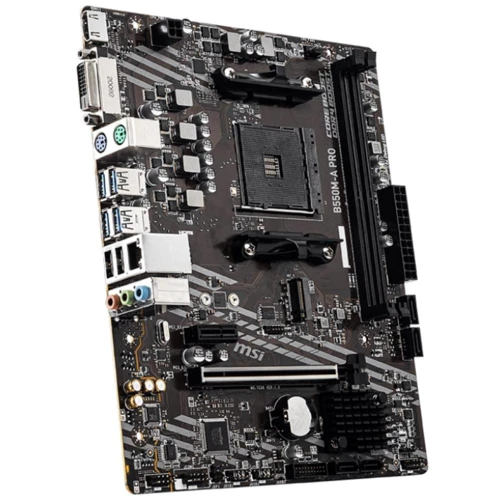 MSI B550M-A PRO: Роз'єми на задній панелі USB 3.2 Gen 1, USB 2.0