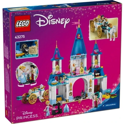Конструктор LEGO Disney Princess Замок Золушки и карета 596 деталей (43275): Серия Disney Princess
