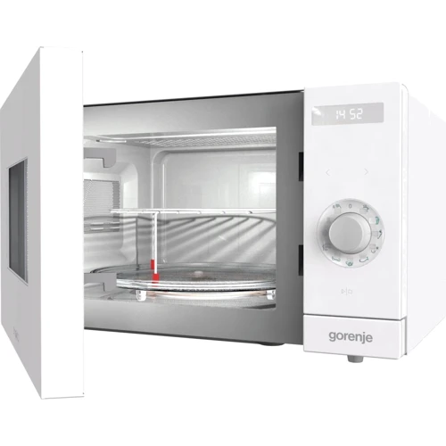 Мікрохвильова піч Gorenje MO235SYW: Внутрішнє покриття камери Нержавіюча сталь