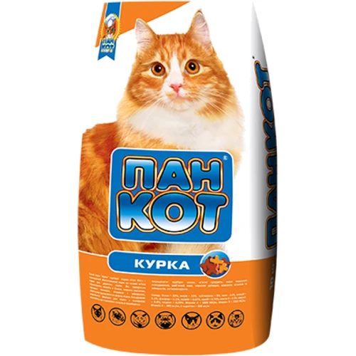 Сухой корм для кошек Пан Кот Курица 400 г (4820111140381)