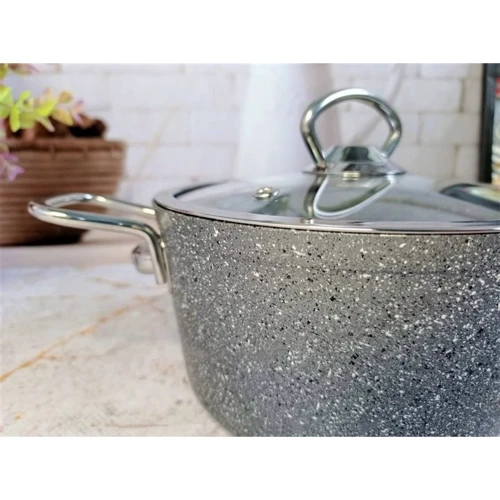 Кастрюля OMS Lux-Comfort grey 0.7 л (3111S-12): Объем, л 0.7