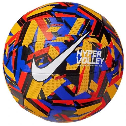 Мяч для игры Nike HYPERVOLLEY 18P GRAPHIC HYPER ROYAL/UNIVERSITY GOLD/BLACK/WHITE волейбольный size 5