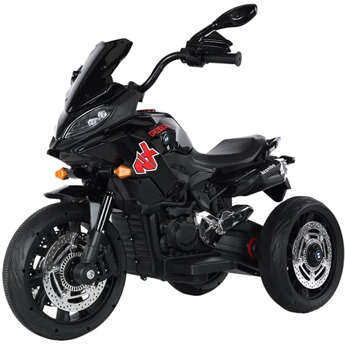 Детский электромотоцикл Bambi черный (M 5037EL-2): Вид мотоцикл