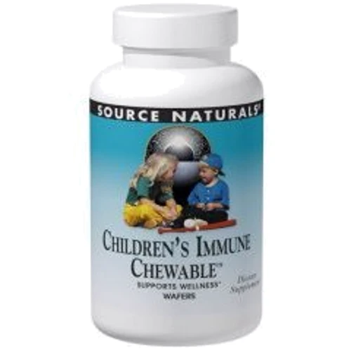 Source Naturals Wellness children's immune Дитячі жувальні вітаміни для імунітету 60 платівок