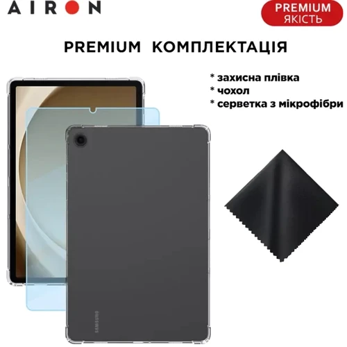 Аксесуар для планшетних ПК AirOn Premium TPU Case Transparent для Samsung X115 Galaxy Tab A9 фото 5