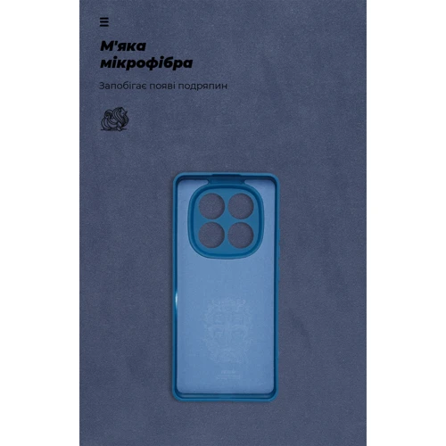 Чехол для телефонов ArmorStandart ICON Case Camera cover Dark Blue for Xiaomi Redmi Note 14 Pro 4G (ARM79824) фото 6