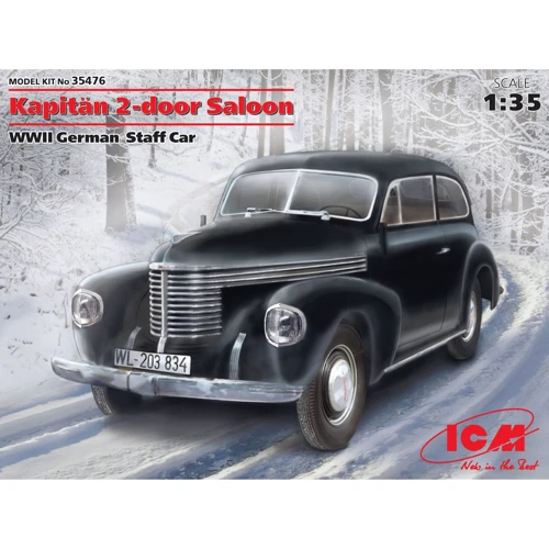 Немецкий 2-х дверный автомобиль "Капитан" Kapitan 2-door saloon, WWII German staff car(ICM35476 )