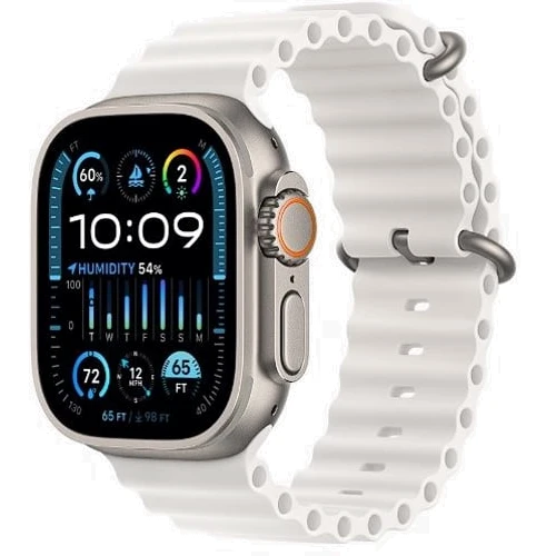 Apple Watch Ultra 2 GPS + Cellular 49mm Titanium Case with White Ocean Band (MREJ3) Approved Витринный образец