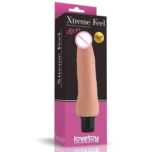 Реалистичный вибратор LoveToy Xtreme Feel Vibrator Flesh 2 8"