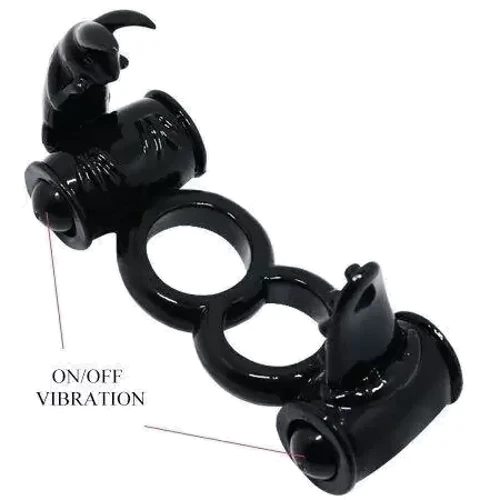 Эрекционное вибро кольцо с стимулятором клитора Sweet RING, BI-014079-1