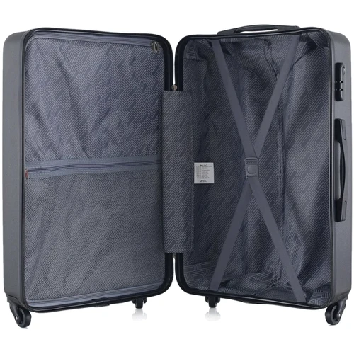 Чемодан Semi Line 24" (M) Black (T5690-2): Тип ручки Телескопическая ручка, Короткая ручка