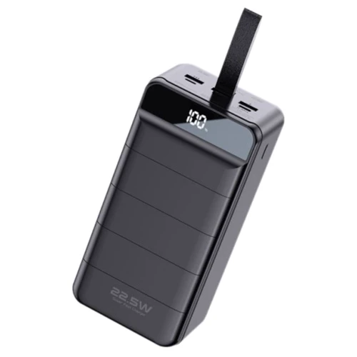 Зовнішній акумулятор WK Wekome Power Bank 60000mAh Minre Digital Display PD20W+22.5W Black (WP-269): Кількість USB 4