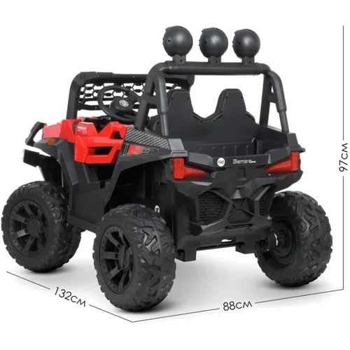 Дитячий електромобіль Джип Bambi Racer, червоний (M 4620EBLR-3): Рекомендований вік от 3 лет до 8 лет