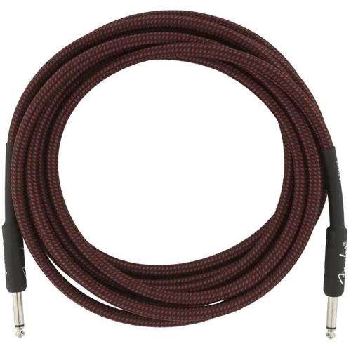 Кабель инструментальный Fender Cable Professional Series 15' Red Tweed