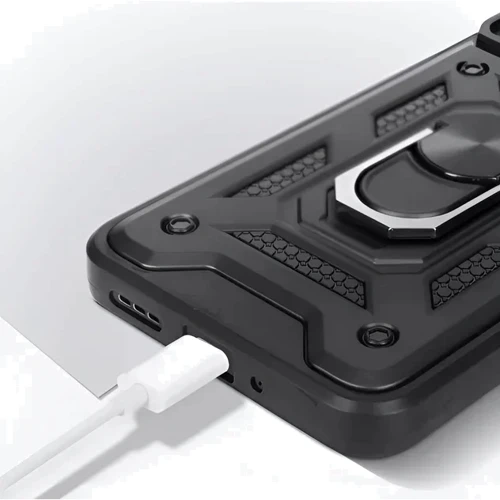 Чохол для телефона BeCover Military Black для Samsung M356 Galaxy M35 5G (711541): Плівка в комплекті нет