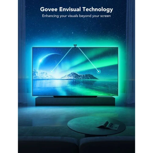 Набор адаптивной подсветки Govee H605C Envisual TV Backlight T2 with Dual Cameras 75-85' RGBIC черный (H605C312) фото 7