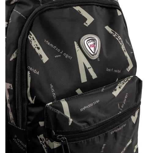 Чоловік рюкзак Valiria Fashion чорний (3DETBH7001-12): Фактура матова, Гладка