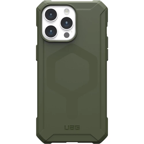 Чехол для iPhone Urban Armor Gear UAG Essential Armor Magsafe Olive Drab (114296117272) for iPhone 15 Pro Max: Материалы поликарбонат и полиуретан