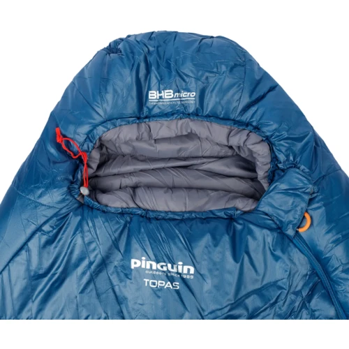 Спальный мешок Pinguin Topas (-1/-7°C) 185 см - Right Zip Blue (PNG 231250) 2020: Ширина в ногах 55 см
