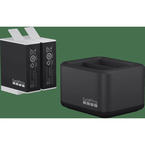 GoPro Dual Battery Charger + 2 Batteries Enduro for HERO11, HERO10, HERO9 (ADDBD-211-EU) фото 2