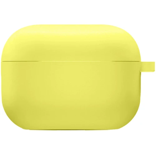 TPU Silicone Case with Carabiner Bright Yellow for Apple AirPods Pro 2/Pro