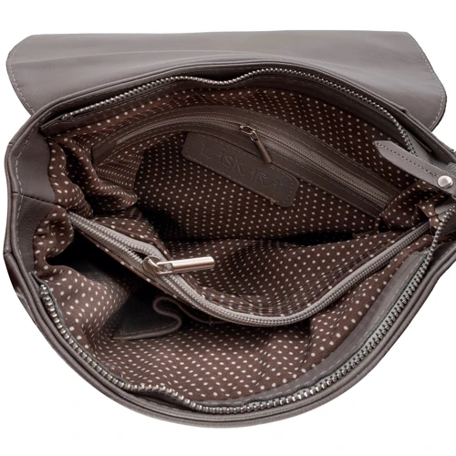 Жіноча сумка почтальонка Laskara сіра (LK-DD223-grey-giraffe): Країна виробник Греція
