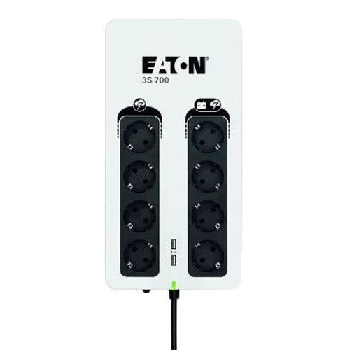 Eaton 3S 700VA (3S700D): Количество Euro-розеток, шт 6