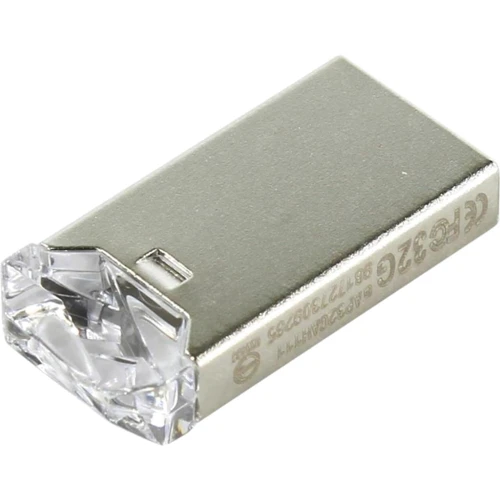 USB-флешка Apacer AH111 64GB USB 2.0 Crystal (AP64GAH111CR-1): Объем памяти 64 GB