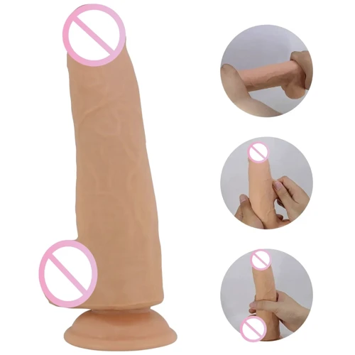 Фалоімітатор з ефектом ковзаючої шкіри LYBAILE Pretty Love DRACO Sliding Skin 9.2" (BW-008116LP)