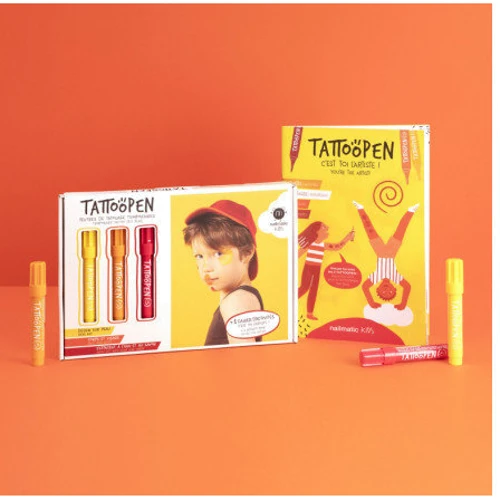 Набор маркеров для аквагрима Nailmatic желтый , оранжевый красный (140TART): Производитель Nailmatic