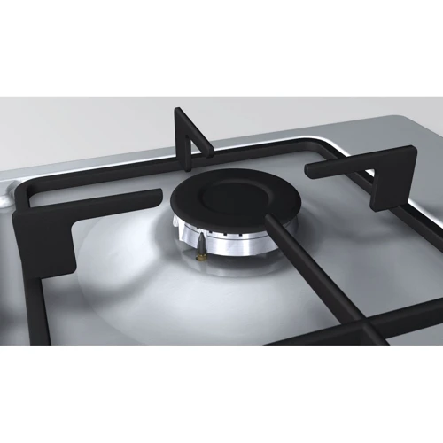 Варочная поверхность газовая Bosch PBH6C5B60O: Рабочая поверхность нержавеющая сталь