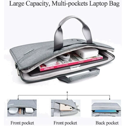 Сумка для ноутбуков WIWU 15.6" Bag Light Grey (6973218931562): Тип сумки Сумка-чехол
