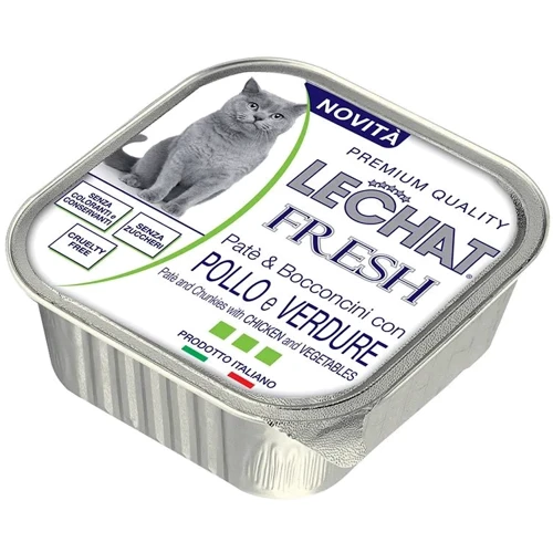 Влажный корм Monge LCE Cat Fresh для кошек паштет с курицей и овощами 100 г (70008617)