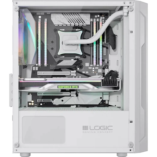 Корпус Logic concept ARAMIS MESH+GLASS ARGB fans 3x120mm WHITE (AM-ARAMIS-20-0000000-0002) фото 5