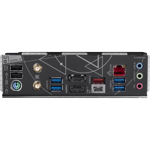 GIGABYTE Z790 EAGLE AX: Разъемы на задней панели USB 2.0, USB Type-C, USB 3.2 Gen 1, USB 3.2 Gen 2, HDMI, Ethernet RJ-45, DisplayPort