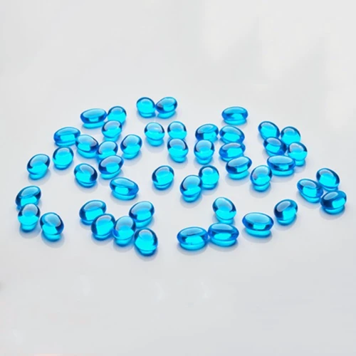 Кольорові камінці Resun MagicBeans MB50В для декору блакитні акваріума (138915) фото 1