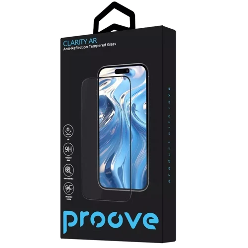 Захисне скло для iPhone Proove Tempered Glass Clarity AR Black для iPhone 16 Plus / 15 Plus / 14 Pro Max: Тип захисту екрана на экран