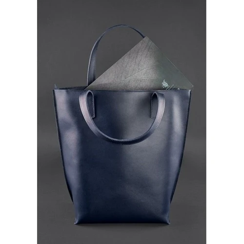 Женская сумка шоппер BlankNote темно-синяя (BN-BAG-17-navy-blue): Пол Женский