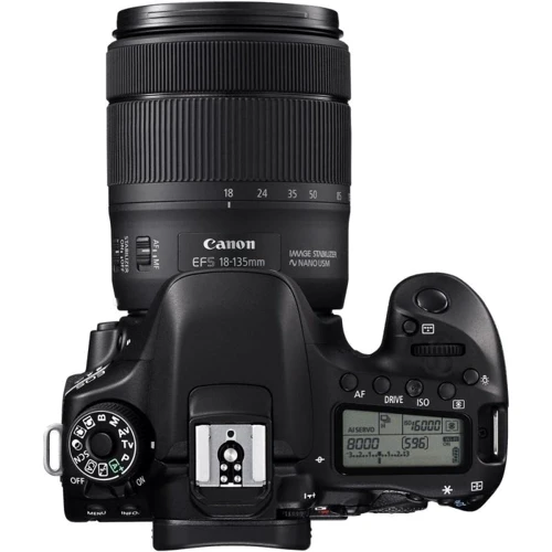Canon EOS 80D Kit (18-135mm) IS nano USM Официальная гарантия: Размер матрицы, мм 22.5x15