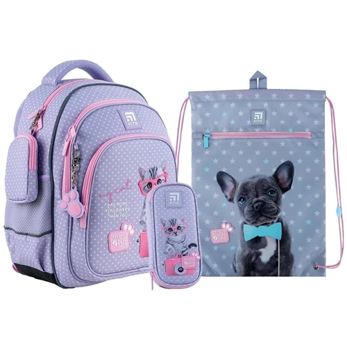 Набір Kite 763S Studio Pets рюкзак + пенал + сумка для взуття (SET_SP24-763S)