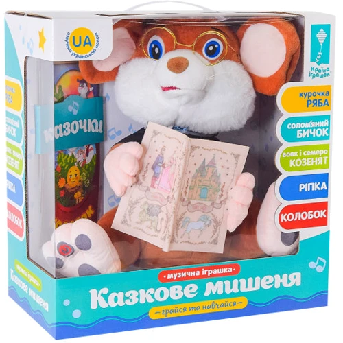 Интерактивная игрушка Країна іграшок Мышонок-сказочник коричневый (PL-7067A): Тип животное