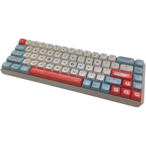 Клавиатура Motospeed Darmoshark K5 Gateron Silver Pro Custom (dmk5cgspro): Количество клавиш 68