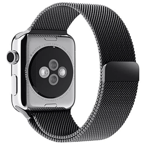 Аксессуар для Watch Fashion Milanese Loop Band Black for Apple Watch 38/40/41mm