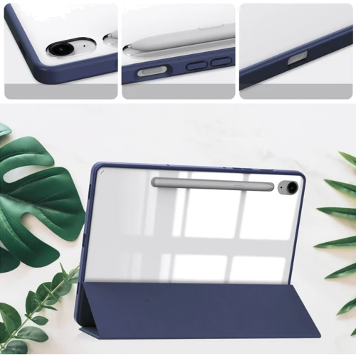 Аксесуар для планшетних ПК BeCover Case Book Soft Edge з Pencil Mount Deep Blue Samsung X710 Galaxy Tab S9 / X510/X516B Galaxy Tab S9 FE (710439): Сумісність X510/X516B Galaxy Tab S9 FE, X710 Galaxy Tab S9