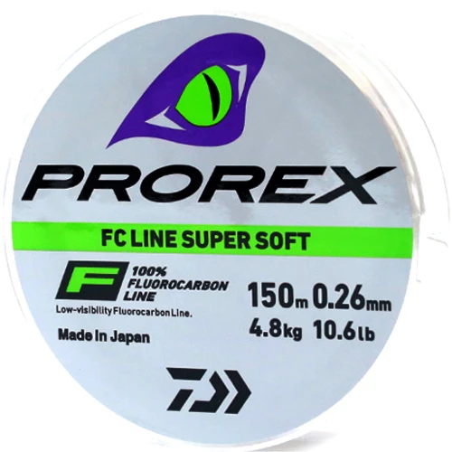 Флюорокарбон Daiwa Prorex FC Line Super Soft 0.26mm 4.8kg 150m (12995-126)