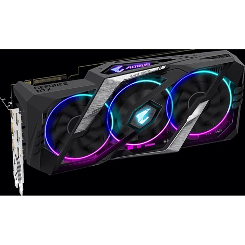 Видеокарта Gigabyte GeForce RTX 2080 SUPER AORUS 8GB (GV-N208SAORUS-8GC): Разрядность шины памяти, бит 256