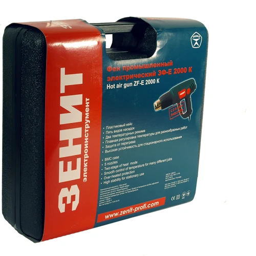 Фен промышленный Зенит ЗФ-E 2000 К